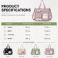 Large Capacity Multi-Pocket Canvas Tote Bag