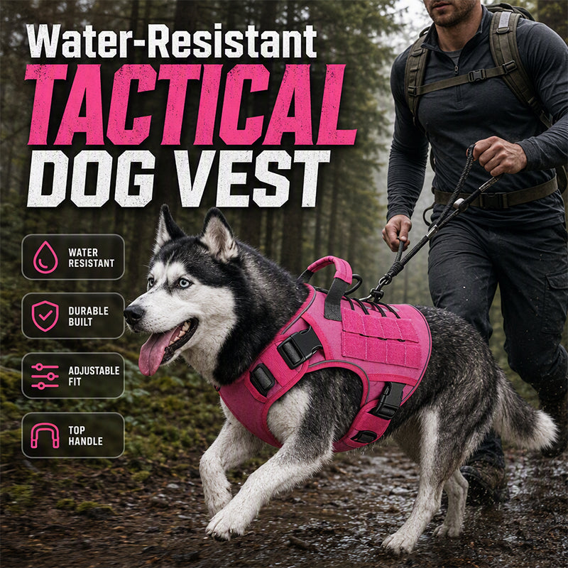 🐕🔥 50% OFF! Durable Oxford Fabric Dog Harness Vest – Reflective, Adjustable, No-Pull & Breathable Comfort for All Breeds ✨