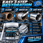 Exhaust Pipe Silver Restoration Paint
