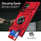📱 Samsung Card Holder Case with Magnetic Ring Stand