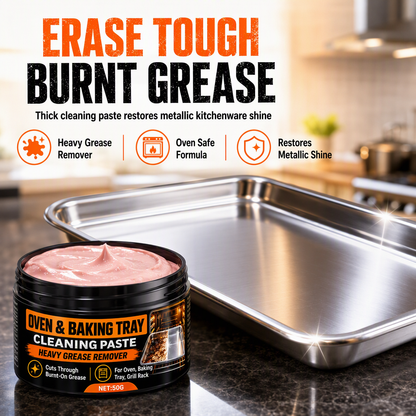 Erase Burnt Grease Instantly! Heavy-Duty Cleaning Paste