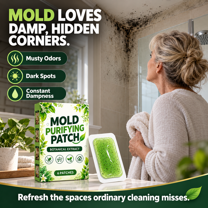 🧪50% OFF NOW! 6Pcs Mold Purifying Patches – Botanical Mildew Removal P ...